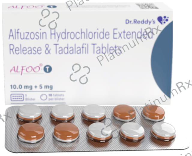 Alfoo T ER 10/5mg Tablet 10s