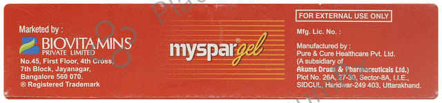 Myspar Gel 30gm