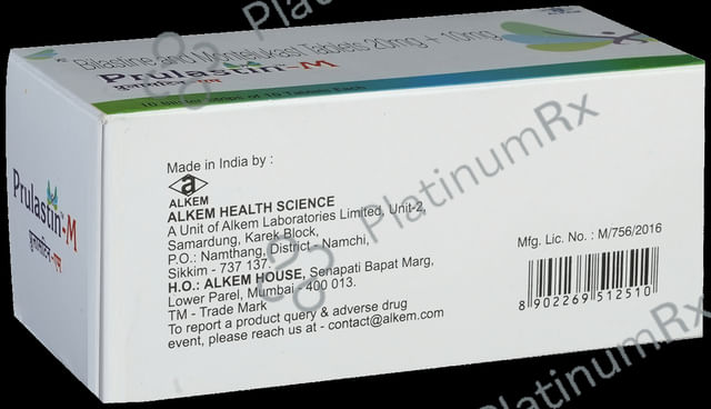 Prulastin M 20/10mg Tablet 10s