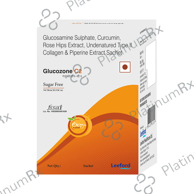 Glucozone C2 Sachet Orange Sugar Free