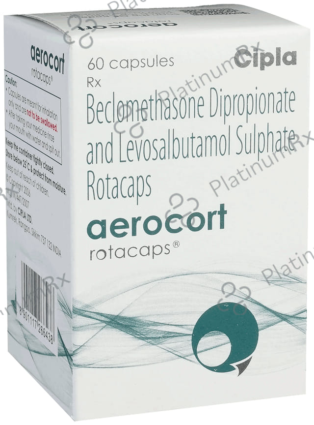 Aerocort 100/100mcg Rotacap 60s