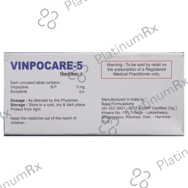 Vinpocare 5 Tablet
