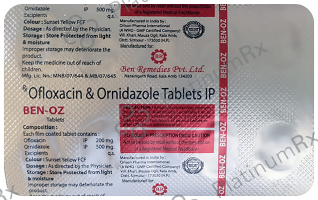 Ben 200/500mg OZ Tablet 10s