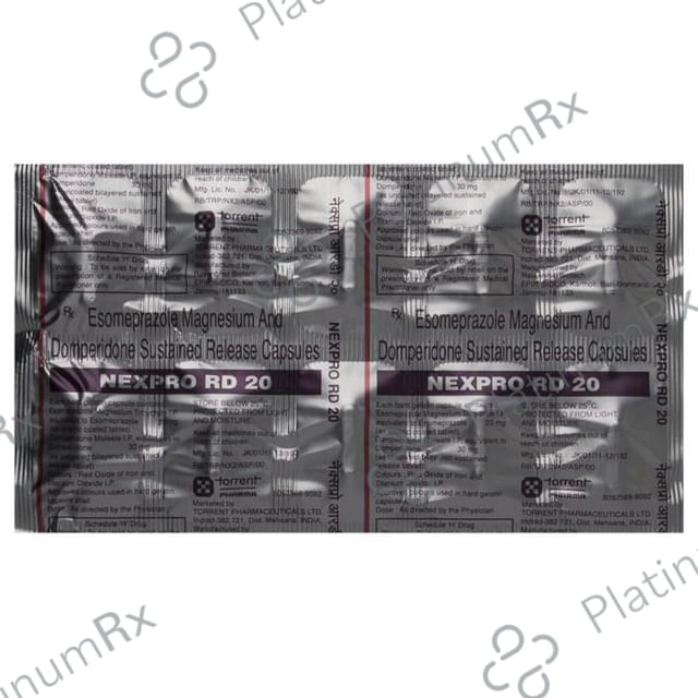 Nexpro RD 30/20mg SR Capsule 10s