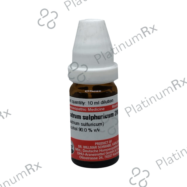 Dr Willmar Schwabe Germany Natrum Sulphuricum Dilution 200