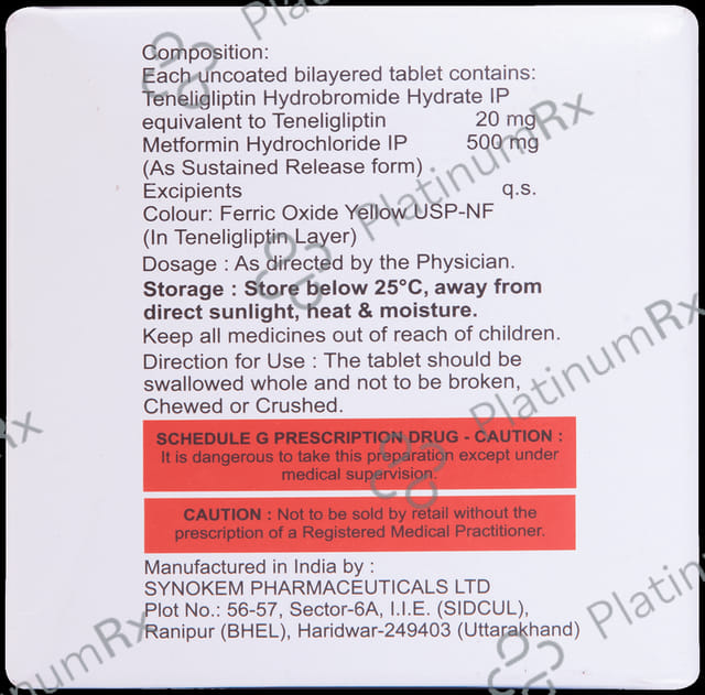 Eliptin M 500/20mg Tablet SR 10s