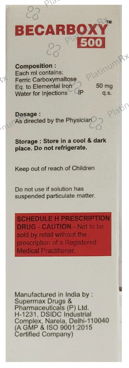 Becarboxy 50mg Injection 10ml