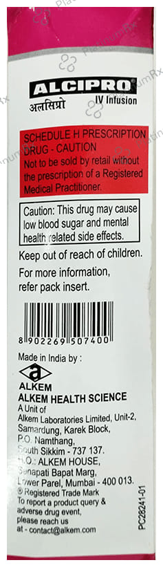 Alcipro IV 200mg Infusion 100ml