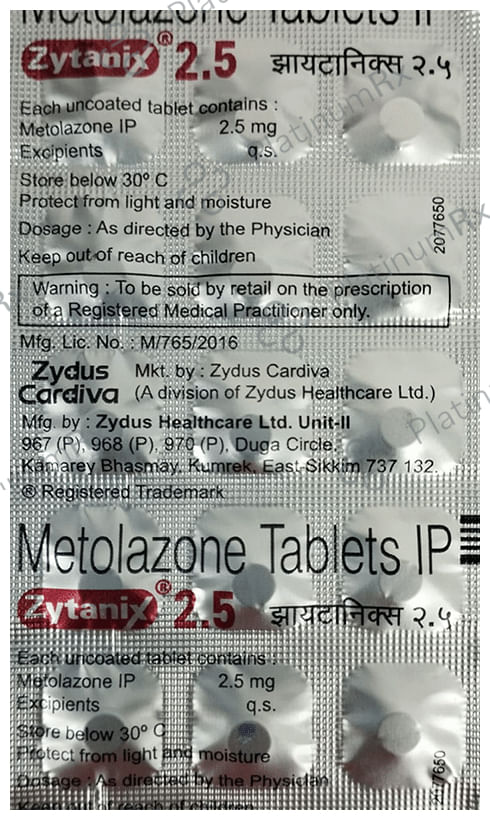 Zytanix 2.5mg Tablet 15s