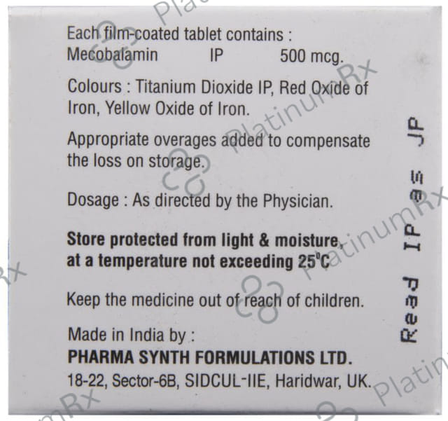 Mecobal 500mcg Tablet 10s
