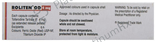 Roliten OD 4mg Capsule ER 10s