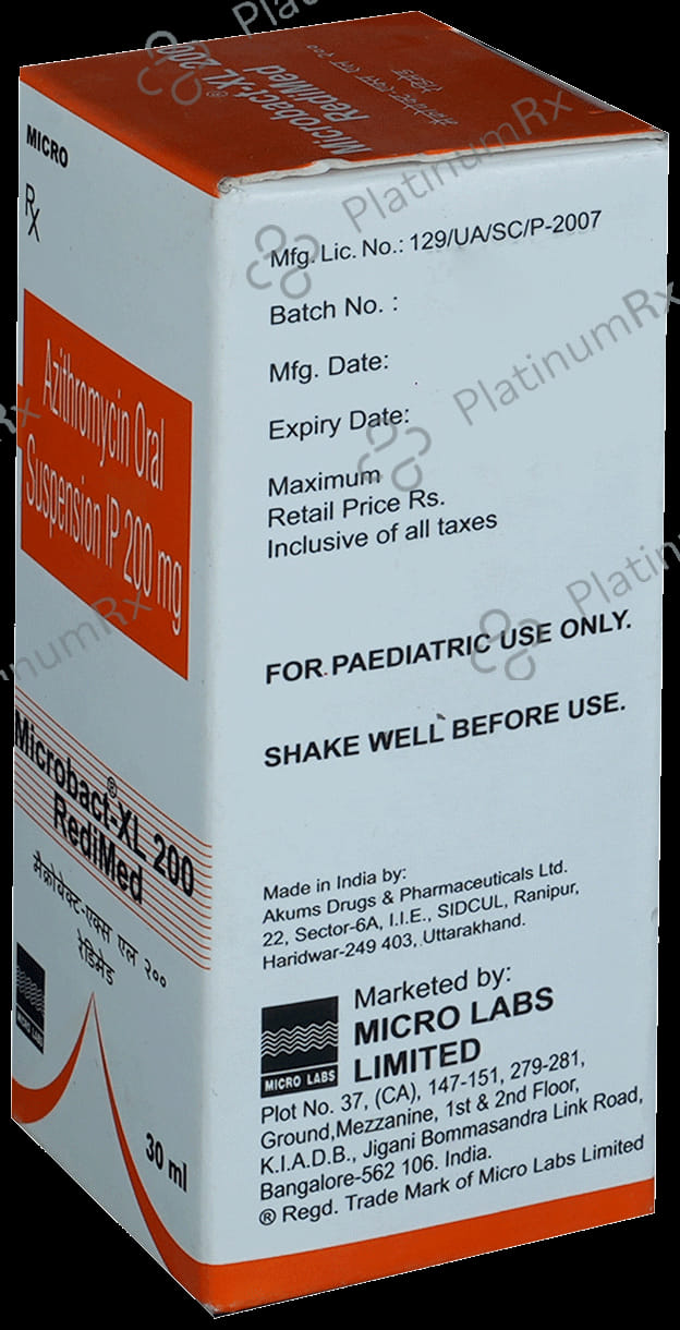 Microbact XL Redimed 200mg Oral Suspension