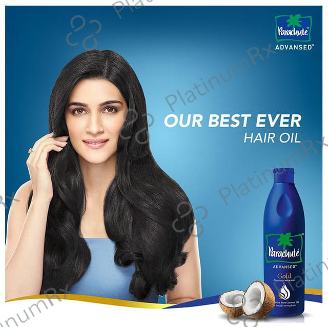 Parachute Advansed Gold Pure Coconut Hair Oil - For Long & Strong Hair