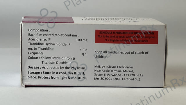 Aciky TZ 100/2mg Tablet 10s