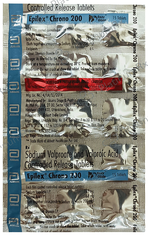 Epilex Chrono 200 133.5/58mg Tablet CR 15s