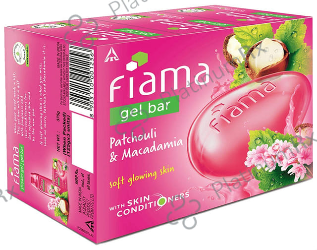 Fiama Gel Bar (125gm Each) Patchouli & Macadamia