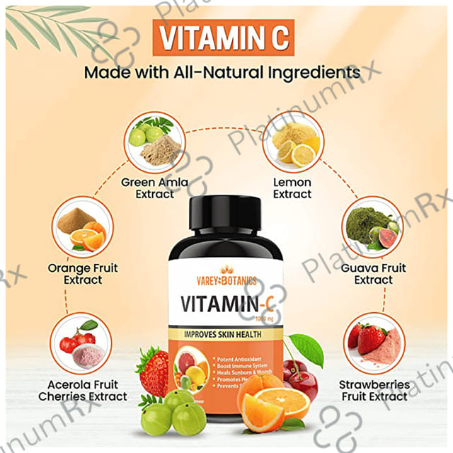Varey Botanics Vitamin C 1000mg Capsule