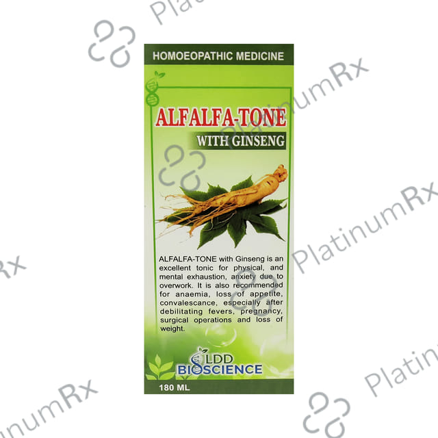 LDD Bioscience Alfalfa-Tone with Ginseng Syrup
