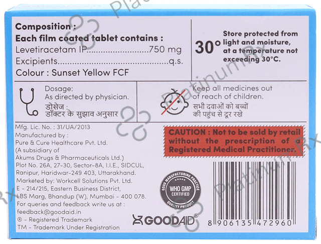 Racetamaid 750 Tablet
