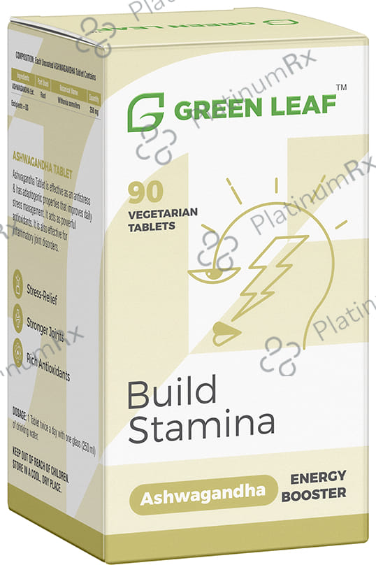 Green Leaf Ashwagandha Vegetarian Tablet 90s