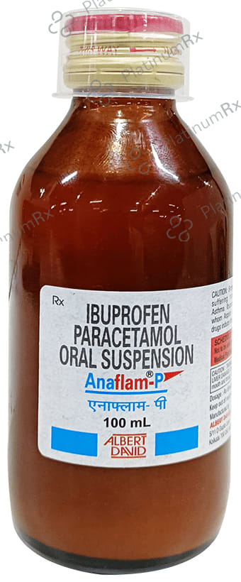 Anaflam P 100/125mg Suspension 100ml