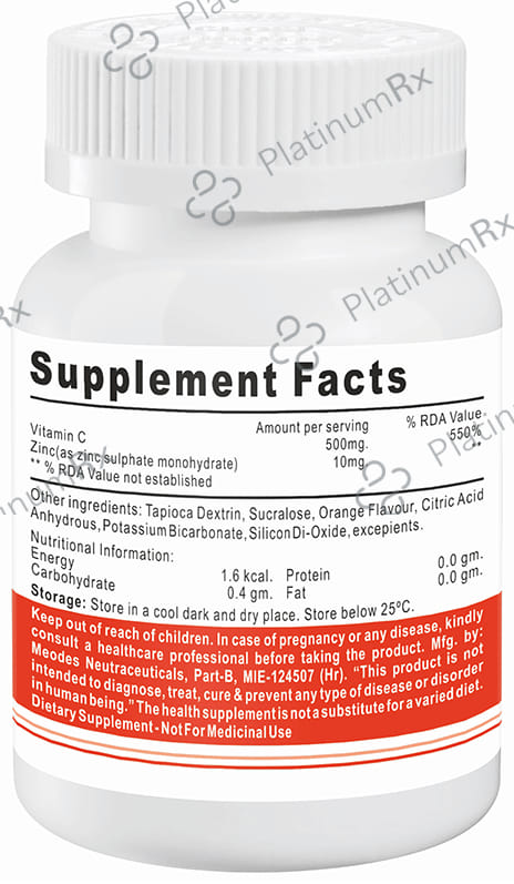 Ignitor Vitamin C with Zinc Tablet