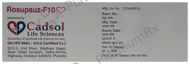 Rosupauz-F 10 Tablet