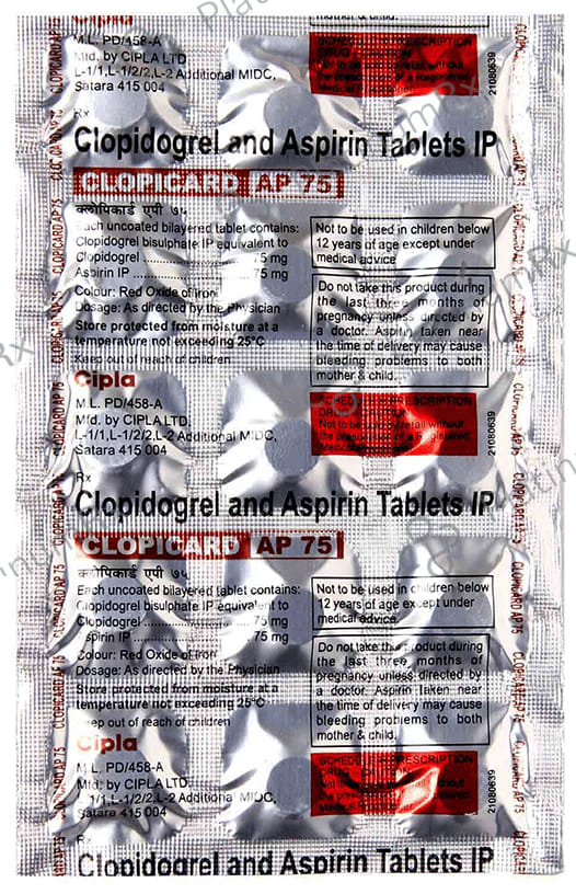 Clopicard AP 75/75mg Tablet 15s