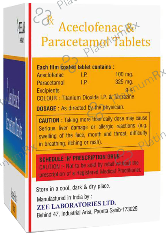 Asozen Plus 100/325mg Tablet 10s