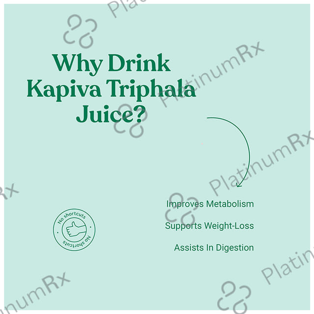 Kapiva Triphala Juice - 100% Ayurvedic - Relieves Constipation, Improves Digestion