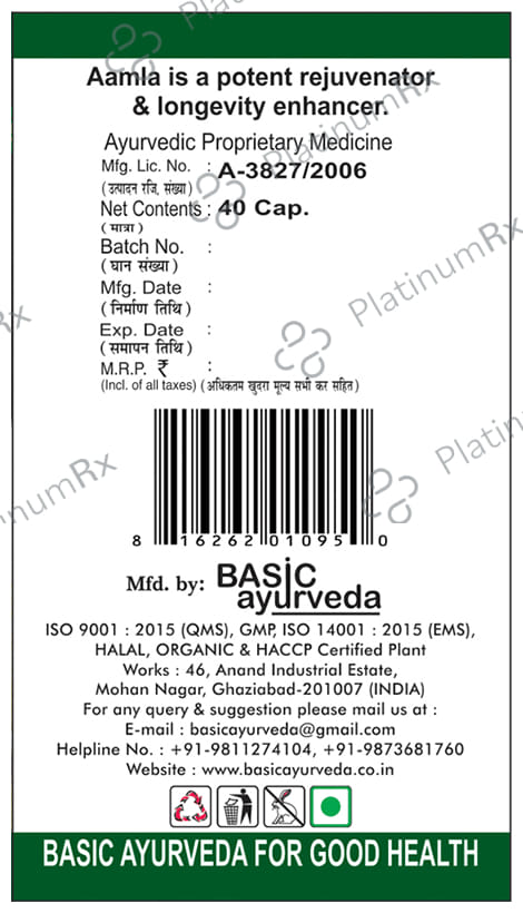 Basic Ayurveda Aamla Capsule