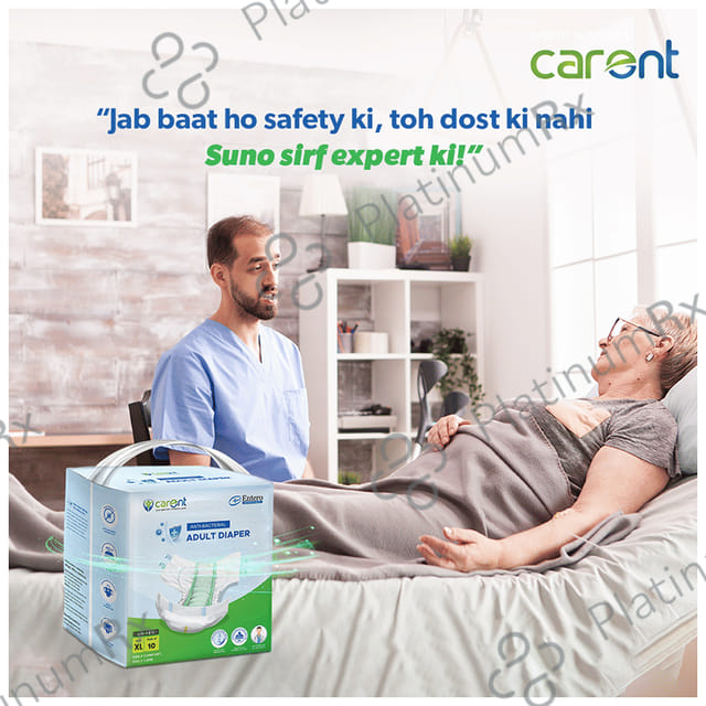 Carent Anti Bacterial Adult Diaper XL 10s
