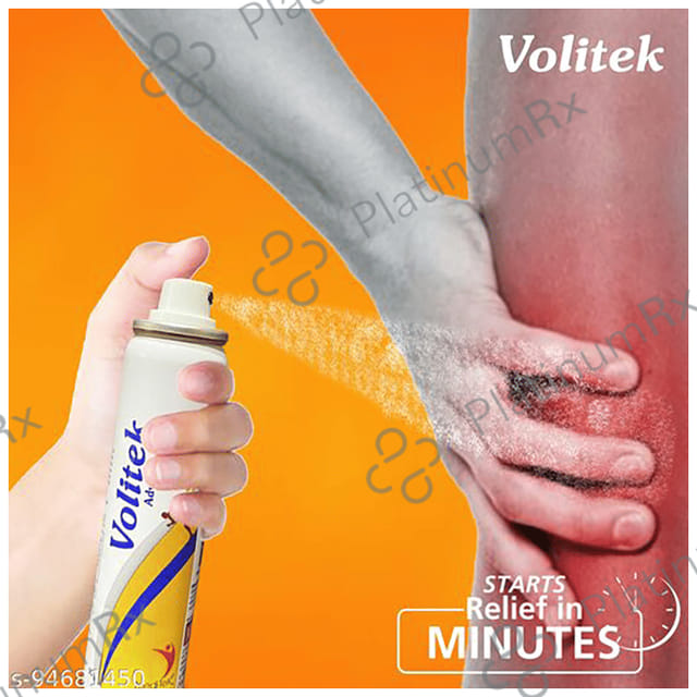 Volitek Advance Instant Pain Relief Spray (55gm Each) 1 Bottle