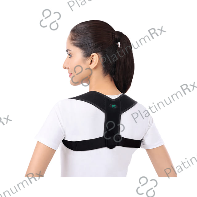 Tynor Posture Corrector Sleek Black Universal