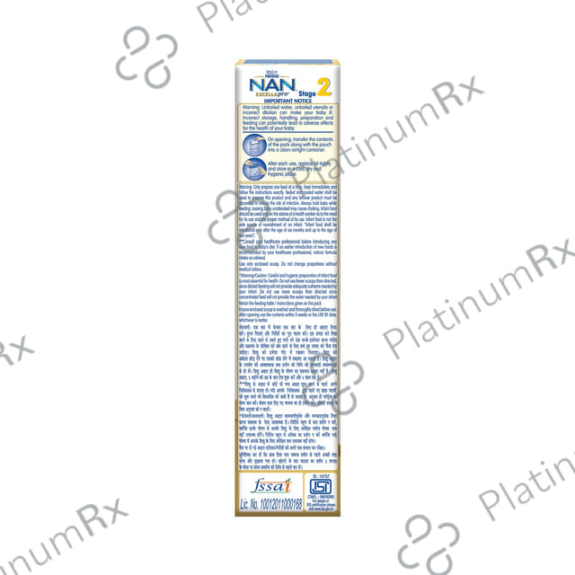 Nestle Nan Excellapro 2 Follow-Up Formula with Vitamins, DHA, ARA, Calcium & Iron - Powder