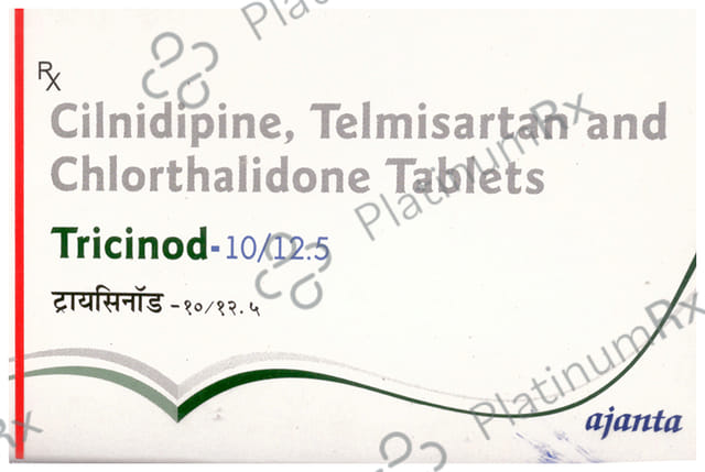 Tricinod 12.5/10/40mg Tablet 15s