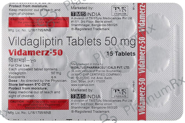 Vidamerz 50mg Tablet 15s