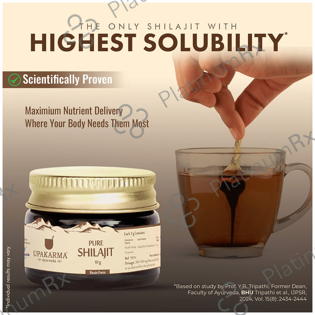 Upakarma Ayurveda Pure Shilajit Resin Form
