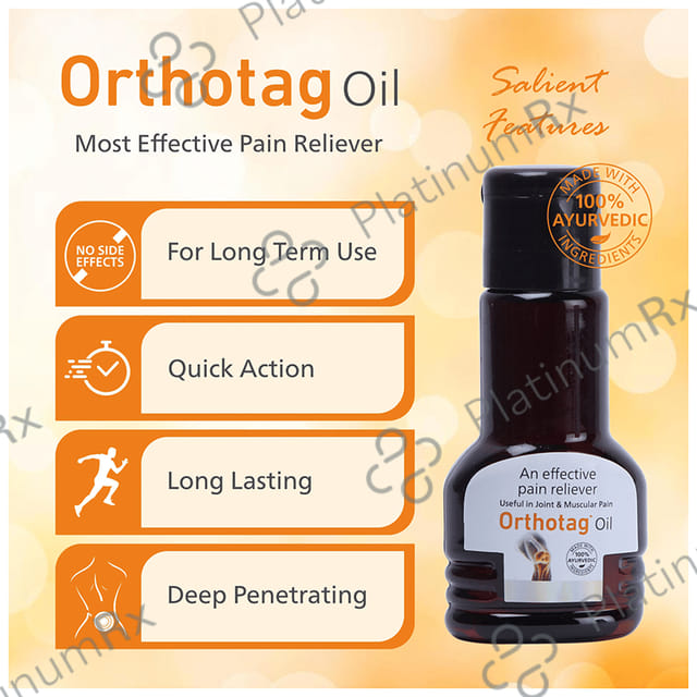Orthotag Pain Reliever Oil (50ml Each) 1 Bottle