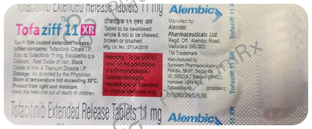 Tofaziff 11mg XR Tablet 10s