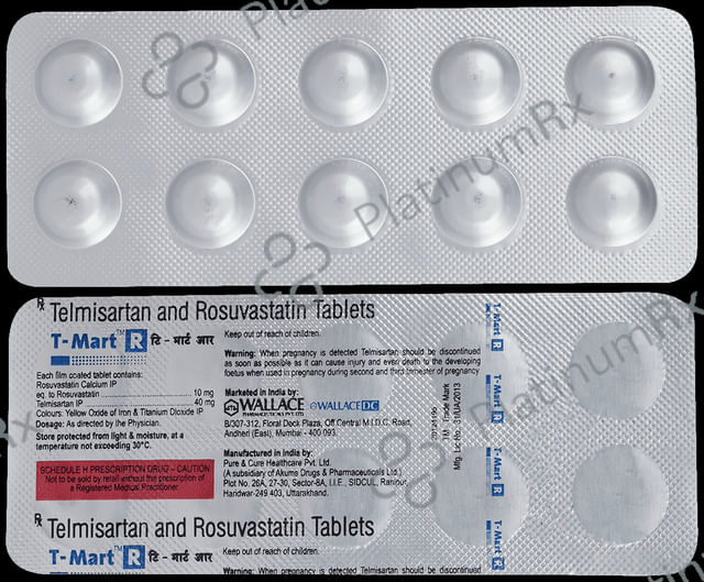 T Mart R 10/40mg Tablet 10s