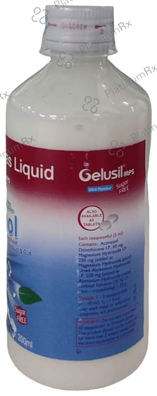 Gelusil Mps Xtracool White Mint Sugar Free Liquid 200ml
