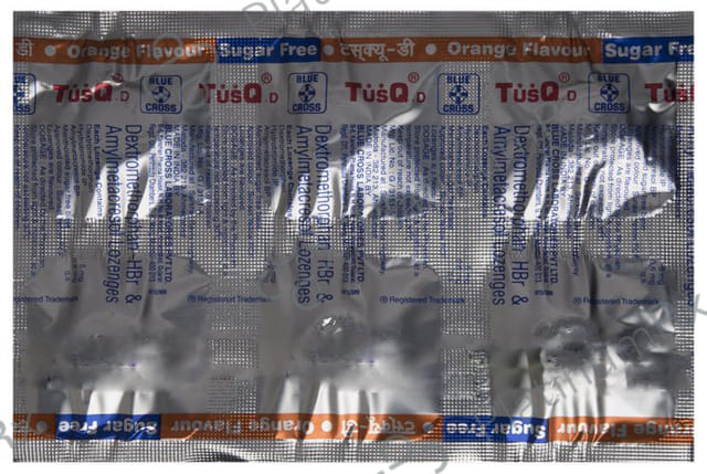 Tusq D Cough 0.6/5mg Sugar Free Lozenges 6s