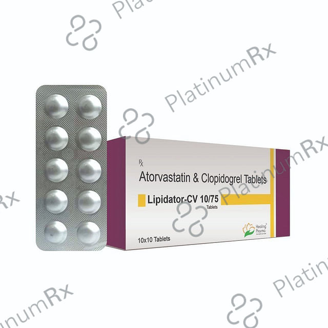 Lipidator Cv 10/75mg Tablet 10s