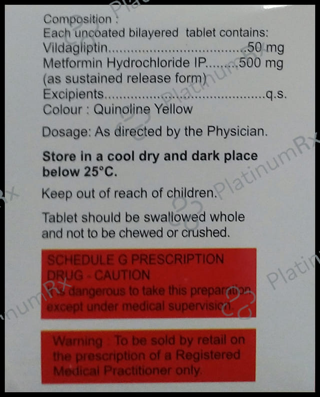 Gluvilda M+ 500/50mg Tablet SR 15s