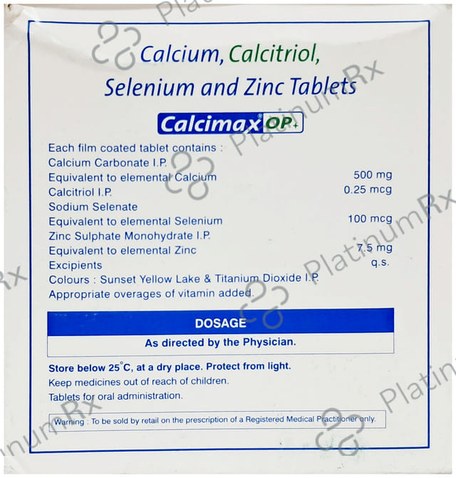 Calcimax OP Plus Tablet 15s