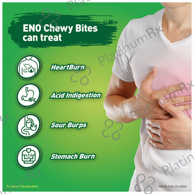 Eno Chewy Bites Tangy Lemon Flavour Tablet 30s