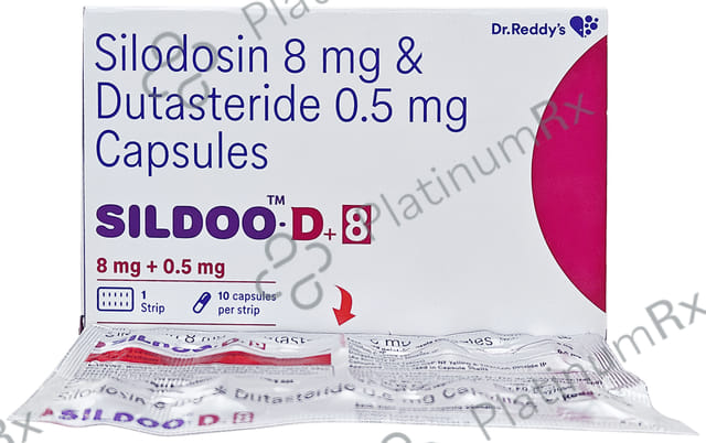 Sildoo D Plus 8/0.5mg Capsule 10s