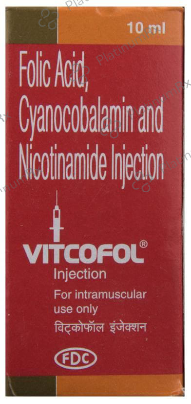Vitcofol 200/15mg/500mcg Injection 10ml