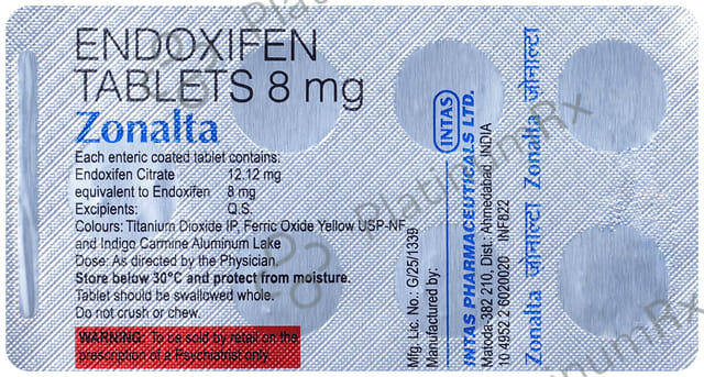 Zonalta 8mg Tablet 7s